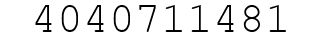 Number 4040711481.