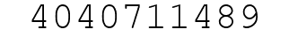 Number 4040711489.
