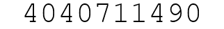 Number 4040711490.
