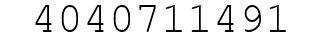Number 4040711491.