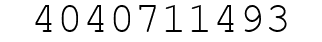 Number 4040711493.