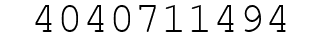 Number 4040711494.