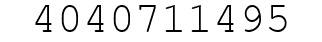 Number 4040711495.
