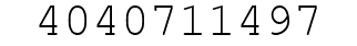Number 4040711497.
