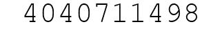 Number 4040711498.