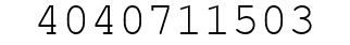 Number 4040711503.
