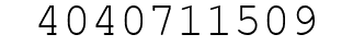 Number 4040711509.
