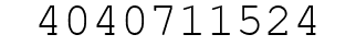 Number 4040711524.