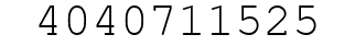 Number 4040711525.