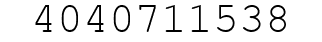 Number 4040711538.