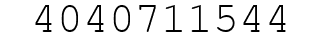 Number 4040711544.