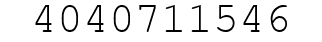 Number 4040711546.