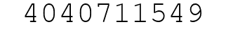 Number 4040711549.