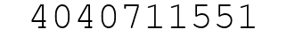 Number 4040711551.