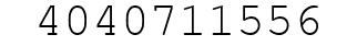 Number 4040711556.