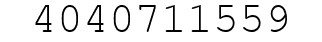 Number 4040711559.