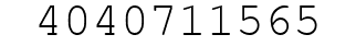 Number 4040711565.