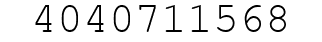 Number 4040711568.