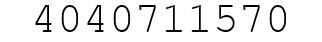 Number 4040711570.