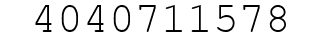 Number 4040711578.