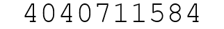 Number 4040711584.