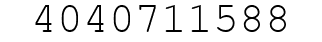 Number 4040711588.