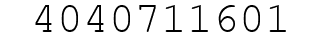 Number 4040711601.