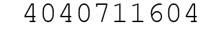 Number 4040711604.
