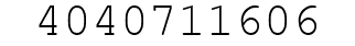 Number 4040711606.