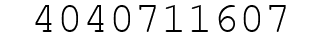 Number 4040711607.