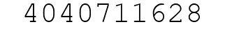 Number 4040711628.