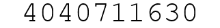 Number 4040711630.