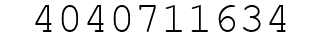 Number 4040711634.