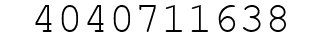 Number 4040711638.