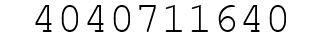 Number 4040711640.