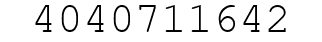 Number 4040711642.