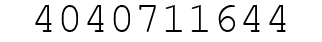 Number 4040711644.