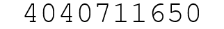Number 4040711650.