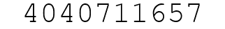 Number 4040711657.