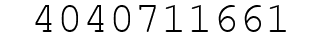 Number 4040711661.