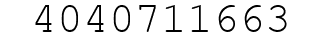 Number 4040711663.