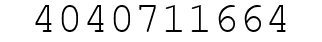 Number 4040711664.