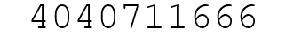Number 4040711666.