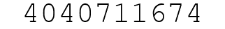 Number 4040711674.