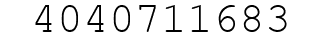 Number 4040711683.