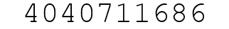 Number 4040711686.