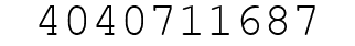 Number 4040711687.