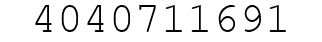 Number 4040711691.