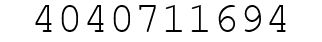 Number 4040711694.