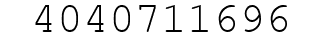 Number 4040711696.